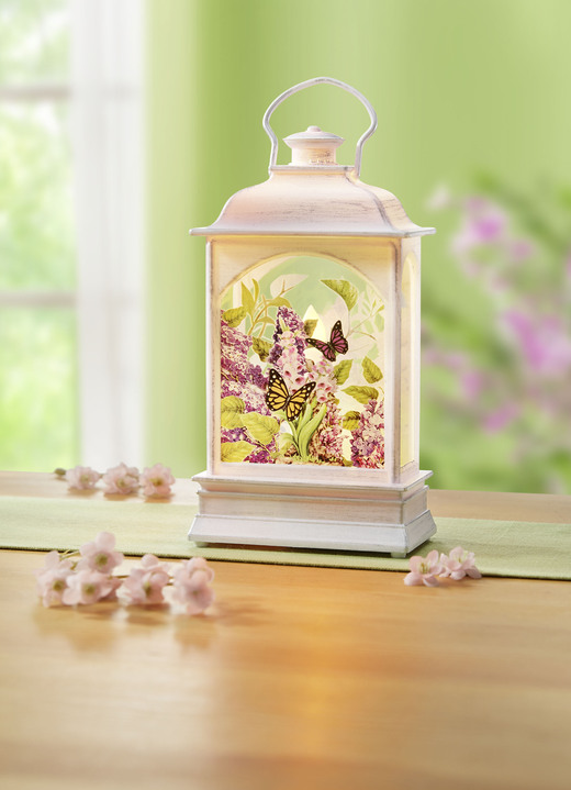 Wohnaccessoires - LED-Laterne „Frühling“, in Farbe BUNT