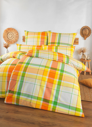 Seersucker beddengoedset van Florella