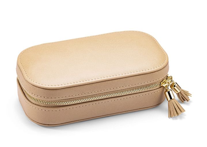 Geschenkideen - Reise-Schmucketui, in Farbe BEIGE Ansicht 1