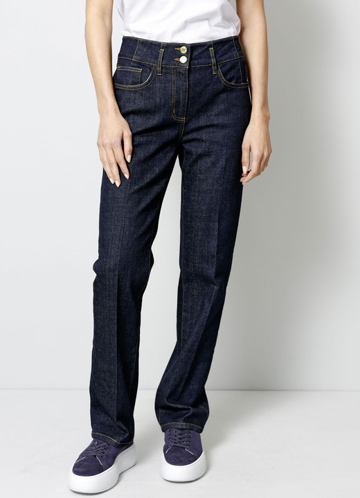 Broeken - Jeans met 5 zakken, in Größe 019 bis 052, in Farbe DONKERBLAUW Ansicht 1