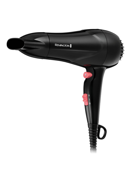 - Haardroger D2000, in Farbe SCHWARZ-ROSA Ansicht 1