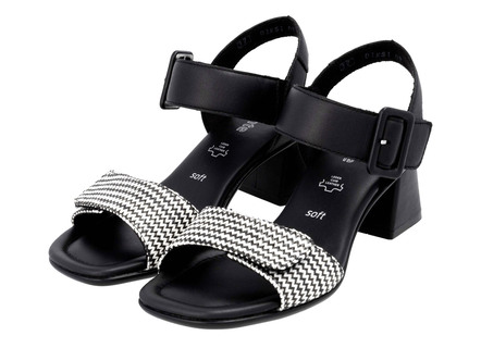 Remonte sandalen met gevlochten details
