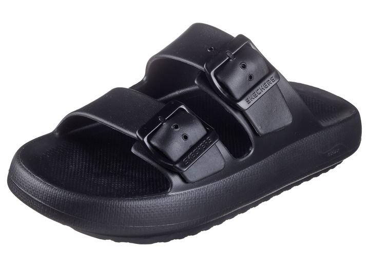 Sandalettes & slippers - SKECHERS synthetische muiltjes, in Größe 040 bis 046, in Farbe SCHWARZ Ansicht 1