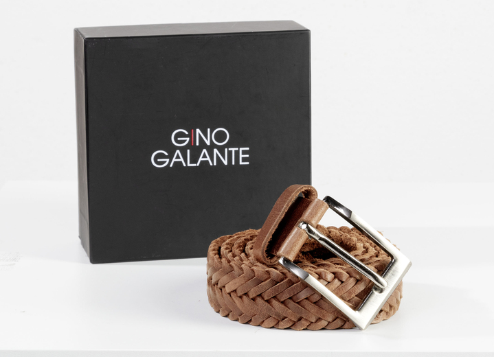 Riemen - GINO GALANTE, elegante herenriem inclusief doosje, 3 cm breed Riemen - GINO GALANTE, elegante herenriem inclusief doosje, 3 cm breed, in Größe 100 bis 120, in Farbe COGNAC