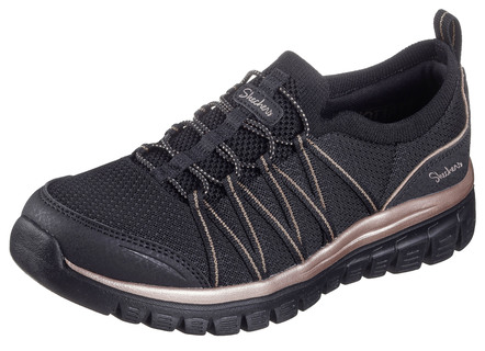 SKECHERS, trendy damespantoffels, gemaakt van gebreid meshmateriaal