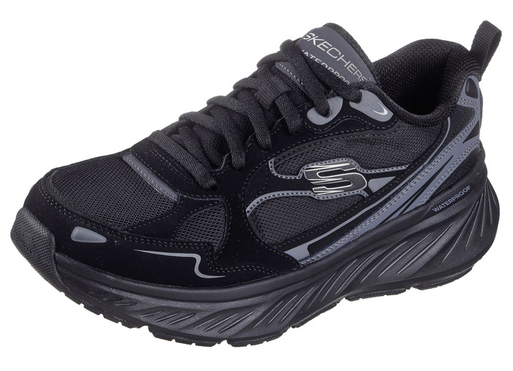 Instappers & veterschoenen - SKECHERS, sportieve damessneakers, met klimaatmembraan, in Größe 036 bis 041, in Farbe SCHWARZ Ansicht 1