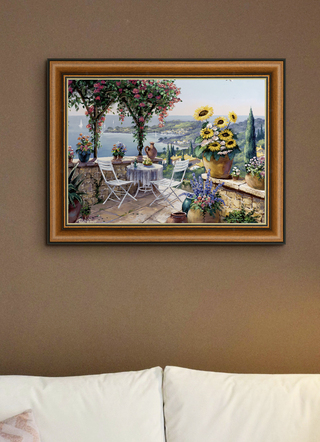Foto in designlijst