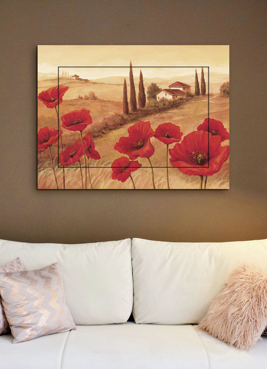 Blumen - Bild, in Farbe ROT-ORANGE Ansicht 1