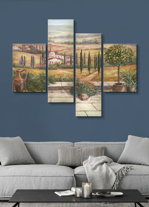 Landschaft - Bild, 4-teilig, in Farbe BUNT Ansicht 1