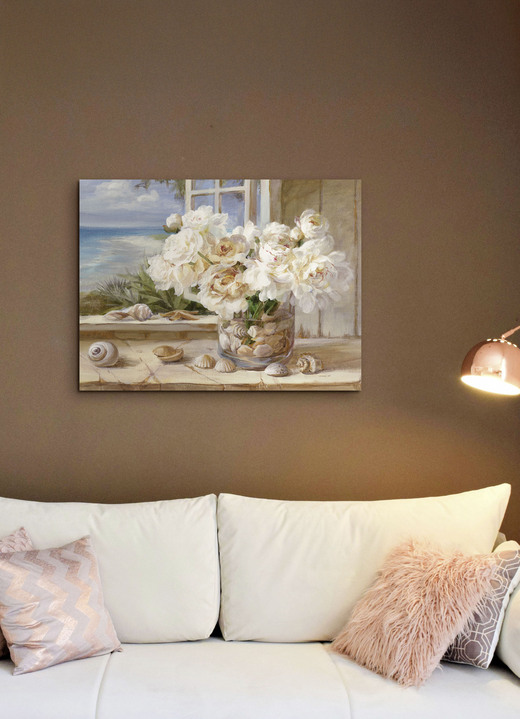 Landschap  - Hoogwaardig canvas schilderij gespannen op spieraam, in Farbe ROOM Ansicht 1