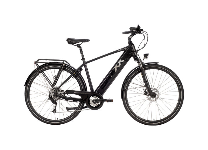 Elektrische fietsen - E-Trekkingfiets X-Road 5.0, in Farbe SCHWARZ Ansicht 1