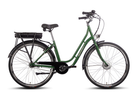 Tijdloze, elegante stads-e-bike met comfortabele eigenschappen