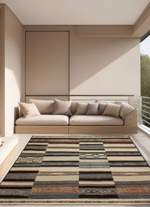 Modern - Brug en tapijt voor binnen- en buitengebruik, in Größe 110 (vloerkleed, 60 x 100 cm) bis 299 (tapijt, 300 x 400 cm), in Farbe BEIGE Ansicht 1
