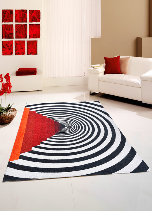 Modern - Brücken und Teppiche, in Größe 100 (Teppich, 100 x 100 cm) bis 278 (Teppich, 190 x280 cm), in Farbe MULTICOLOR Ansicht 1