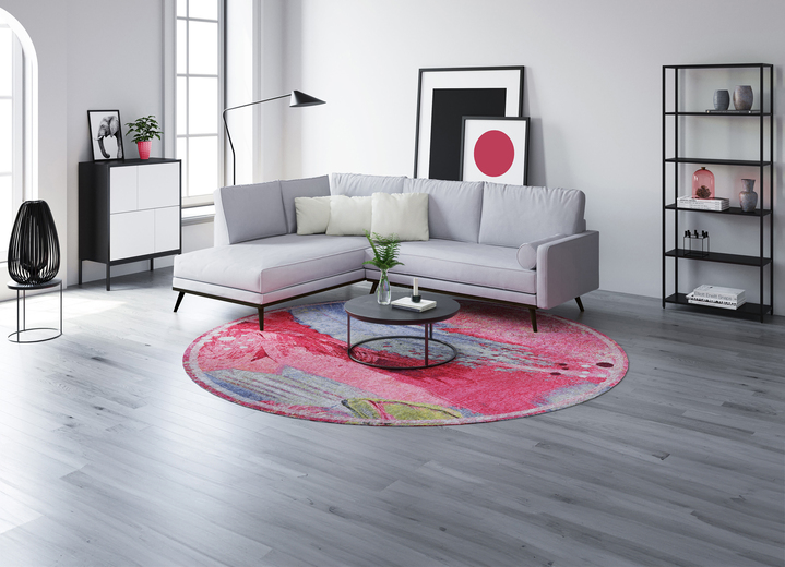 Modern - Moderne tapijten van Gino Falcone, in Größe 115 (Brug, 80 x 160 cm) bis 305 (rond tapijt, Ø 160 cm), in Farbe BUNT Ansicht 1