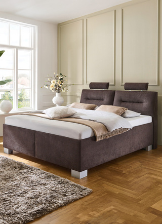 gestoffeerd bed