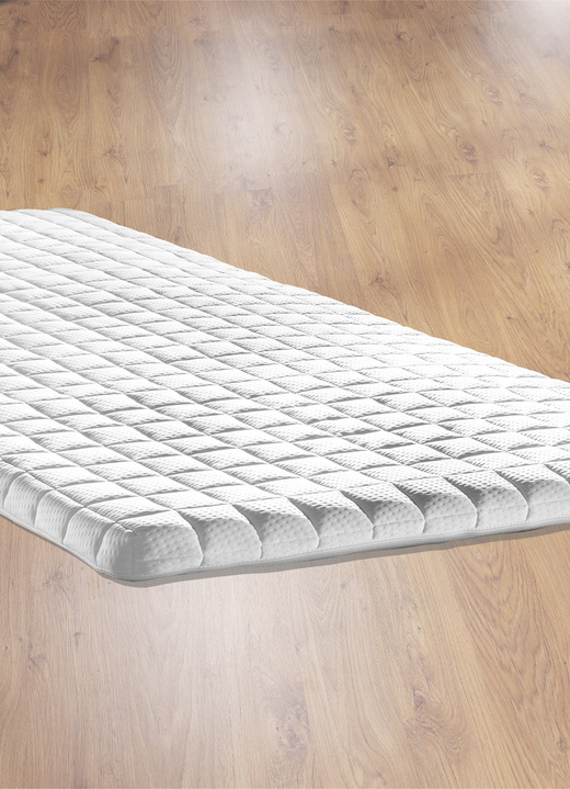 Matratzen & Topper - Topper, in Größe 129 (80/190 cm) bis 135 (140/200 cm), in Farbe WEISS Ansicht 1