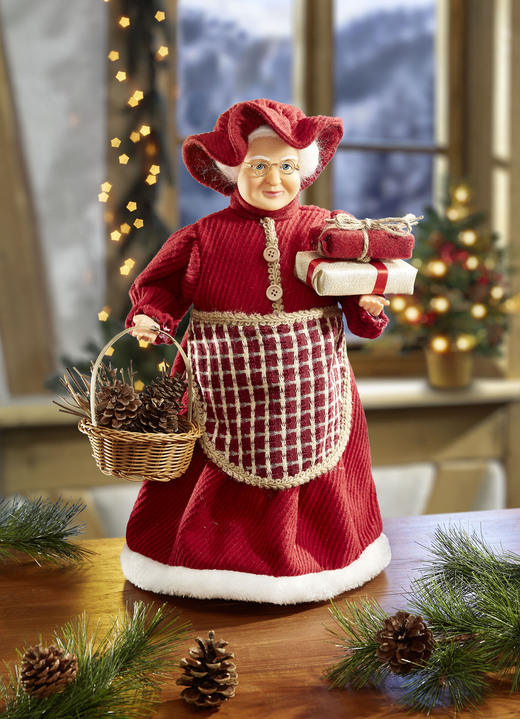 Weihnachtliche Dekorationen - Weihnachtsfrau 