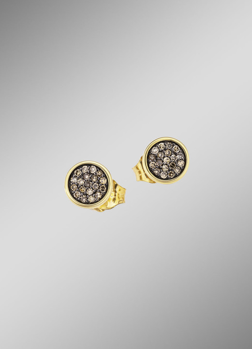 Ohrschmuck - Ohrstecker Gold 585/-, in Farbe  Ansicht 1