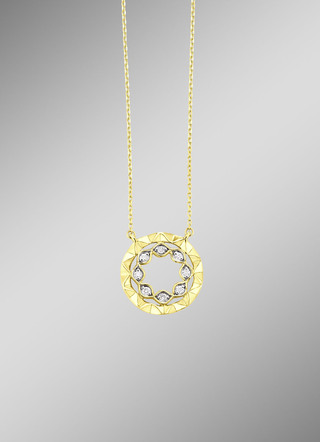 Ketting met fijne glitter