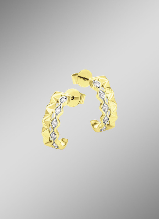 Ohrschmuck - Ohrstecker Gold 375/-, in Farbe  Ansicht 1