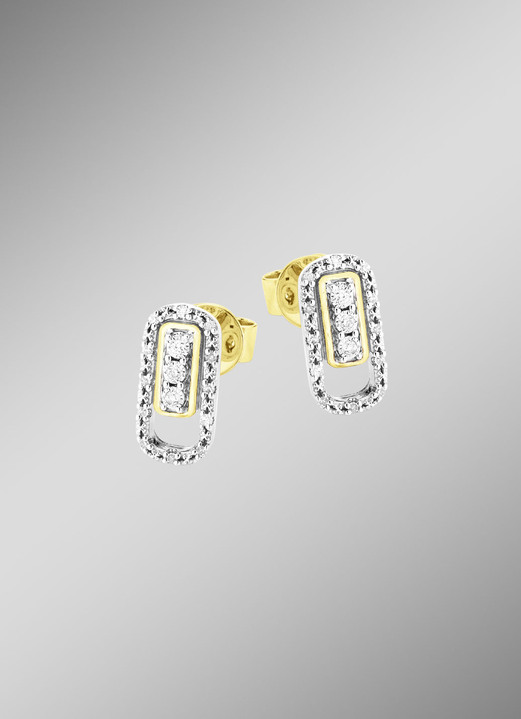 Ohrschmuck - Ohrstecker Gold 375/-, in Farbe  Ansicht 1