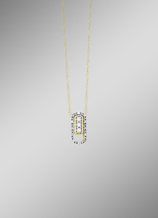 Moderne hanger met diamanten