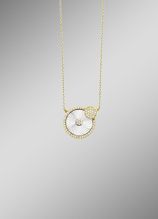 Halsketten - Halskette Gold 375/-, in Farbe  Ansicht 1