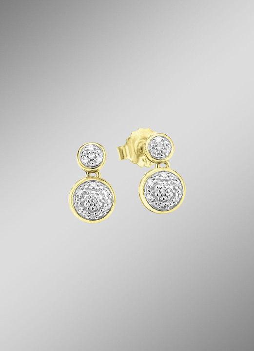 Ohrschmuck - Ohrstecker Gold 585/-, in Farbe  Ansicht 1