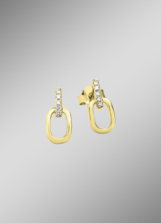 Ohrschmuck - Ohrstecker Gold 585/-, in Farbe  Ansicht 1