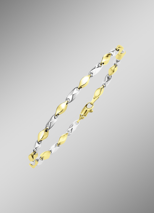 Halsketten - Halskette Gold 375/-, in Farbe , in Ausführung Armband, 19 cm lang Ansicht 1