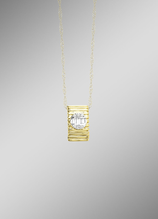 Anhänger - Anhänger o. K. Gold 375/-, in Farbe  Ansicht 1
