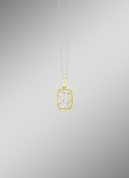 Anhänger - Anhänger o. K. Gold 375/-, in Farbe  Ansicht 1