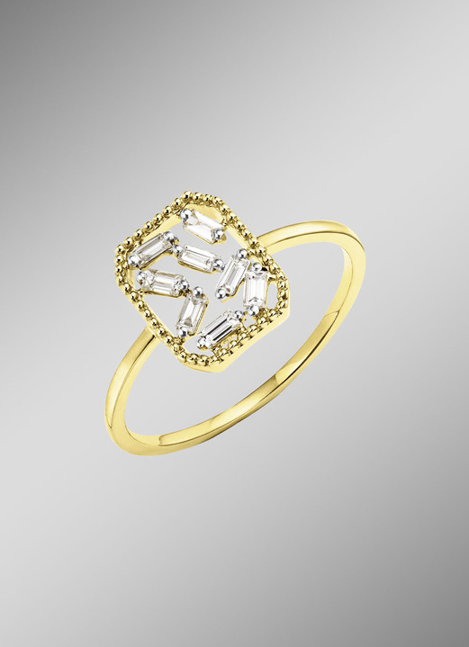 Ringe - Damenring Gold 375/-, in Größe 160 bis 220, in Farbe  Ansicht 1