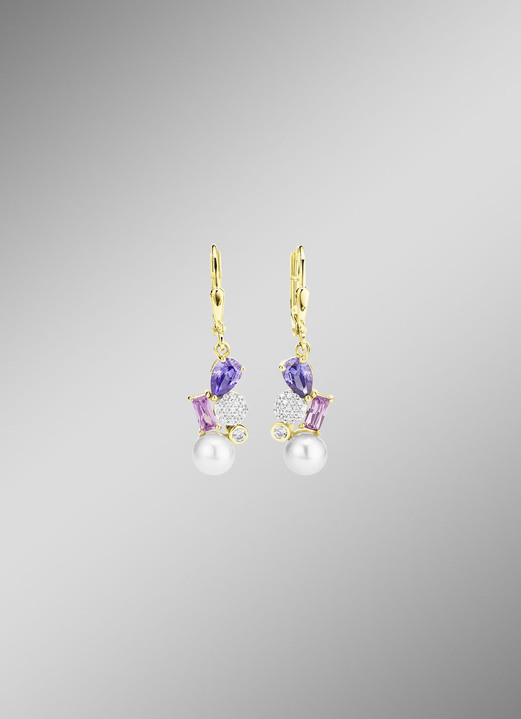 Ohrschmuck - Ohrringe Gold 375/-, in Farbe  Ansicht 1