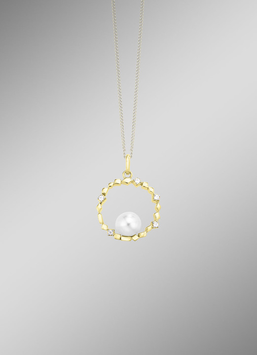 Anhänger - Anhänger o. K. Gold 375/-, in Farbe  Ansicht 1