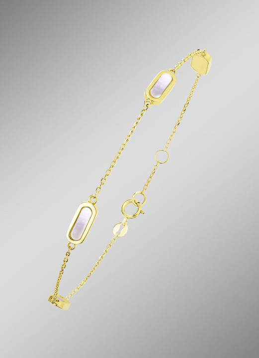 Halsketten - Halskette Gold 375/-, in Farbe  Ansicht 1