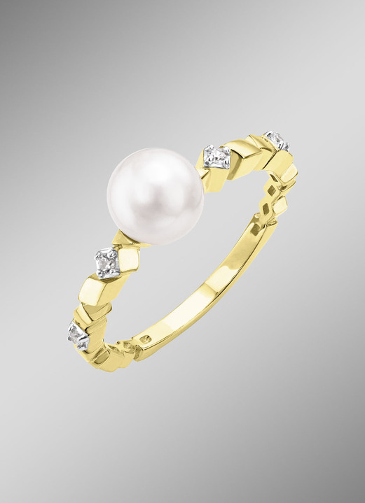 Ringe - Damenring Gold 375/-, in Größe 160 bis 220, in Farbe  Ansicht 1