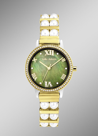 Julie Julsen quartz dameshorloge met parelmoer