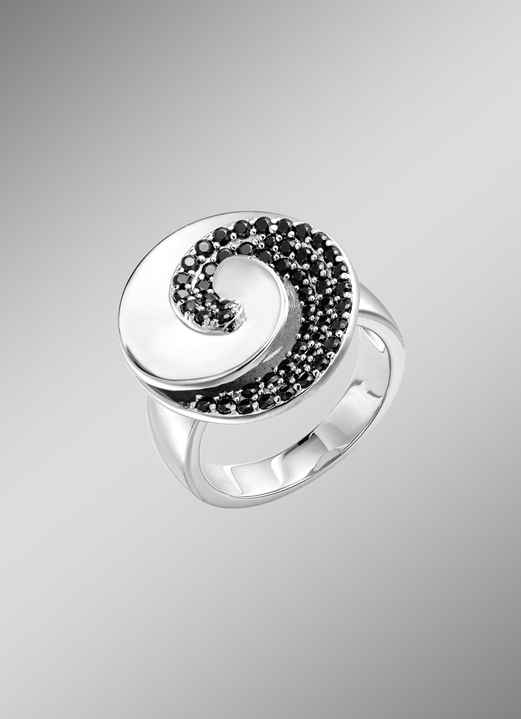 Ringen - Moderne damesring met spinel, in Größe 160 bis 220, in Farbe  Ansicht 1