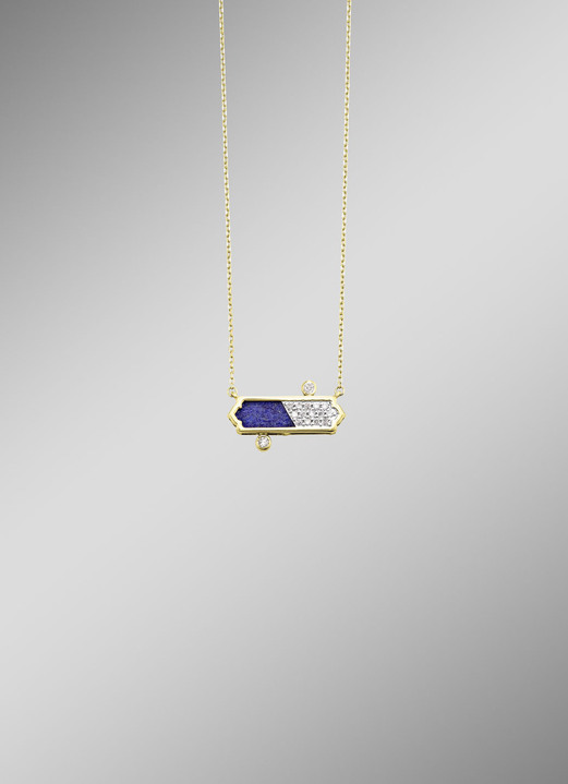 Hangers - Elegantie in goud en edelstenen – uw nieuwe favoriete ketting, in Farbe  Ansicht 1