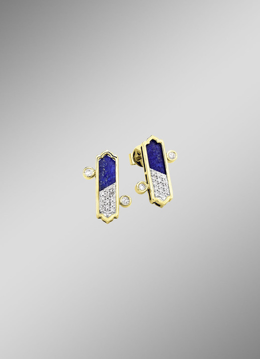 Ohrschmuck - Ohrstecker Gold 375/-, in Farbe  Ansicht 1