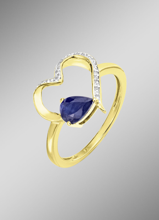 Ringe - Damenring Gold 375/-, in Größe 160 bis 220, in Farbe  Ansicht 1