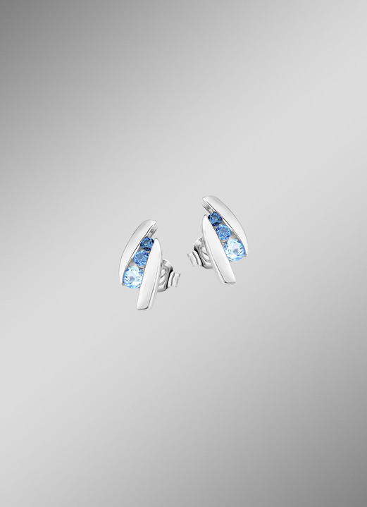 Ohrschmuck - Ohrstecker Silber 925/-, in Farbe  Ansicht 1