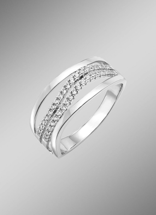 Ringe - Damenring Silber 925/-, in Größe 160 bis 220, in Farbe  Ansicht 1