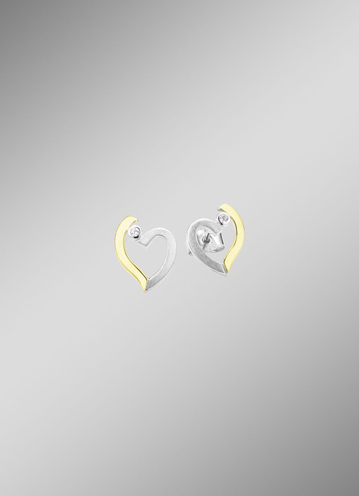 Ohrschmuck - Ohrstecker Silber 925/-, in Farbe  Ansicht 1
