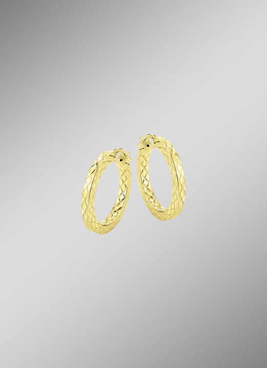 Ohrschmuck - Creolen Silber 925/-, in Farbe  Ansicht 1