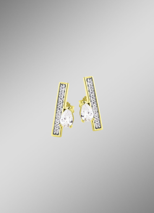 Ohrschmuck - Ohrstecker Gold 375/-, in Farbe  Ansicht 1