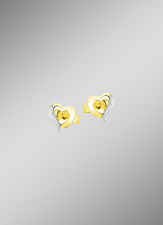 Ohrschmuck - Ohrstecker Gold 333/-, in Farbe  Ansicht 1