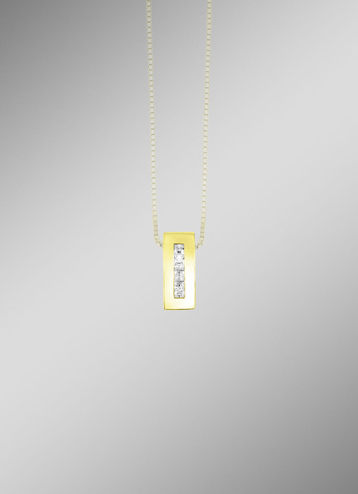 Anhänger - Anhänger o. K. Gold 375/-, in Farbe  Ansicht 1